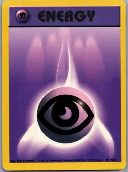 Psychic Energy 101/102 Non Holo Base Set - Pokemon Card - LP - Image 1