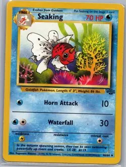 Seaking 46/64 Non Holo Jungle - Pokemon Card - LP - Image 1