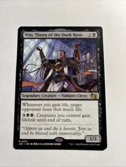 Vito, Thorn of the Dusk Rose (Anime) - Foundations Jumpstart MTG Plus Bonus Rare - Image 1