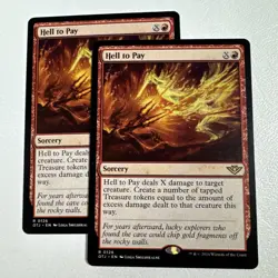 [X2] Hell to Pay - Regular Rare #126 NM OTJ MTG - Image 1