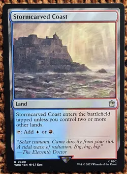 ✨Stormcarved Coast✨ MTG | Universes Beyond: Doctor Who | NM/M | R 0308 - Image 1