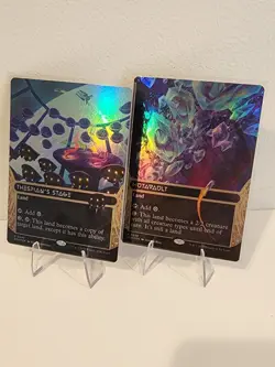 BORDERLESS FOIL Mutavault & Thespian's Stage EOS Edge Of Eternities NM/M MTG - Image 1