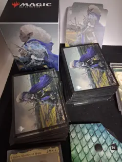Adventures in the Forgotten Realms Commander Deck: Aura of Courage MTG Complete - Image 1