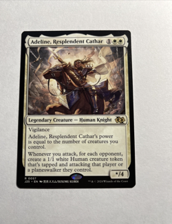 Adeline, Resplendent Cathar (Anime) - Foundations Jumpstart MTG Plus Bonus Card! - Image 1