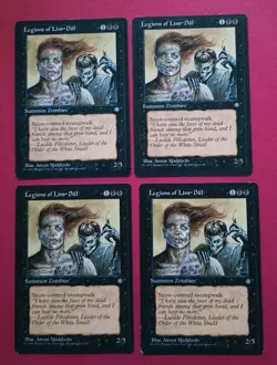 Magic the Gathering MTG Ice Age LEGIONS OF LIM-DUL X 4 LP/EX C 1995! - Image 2