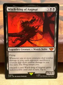Witch-King of Angmar LP MTG Lord of the Rings LTR - Image 1