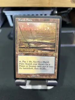 MTG 1x RETRO Marsh Flats # 437 Modern Horizons 2 Magic the Gathering Card x1 NM - Image 1