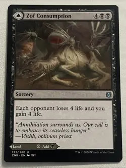 Zof Consumption/Zof Bloodbog (U) MTG Zendikar Rising ZNR - Image 1