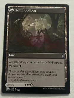 Zof Consumption/Zof Bloodbog (U) MTG Zendikar Rising ZNR - Image 2