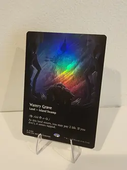 BORDERLESS FOIL Watery Grave Rare #286 - Edge of Eternities NM MTG - Image 1