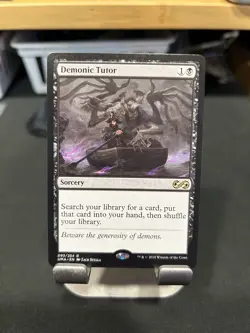 Demonic Tutor #93 (NM) Ultimate Masters UMA Magic MTG Magic the Gathering - Image 1