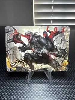 Marvel MTG Terrific Team-up Art Series Card Gold Stamp Signature 23/54 Venom - Image 1