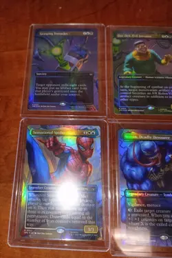 MTG Marvel Spider-Man Scene Box FOIL Card Set SPE 021, 022, 023, 024, 025, 026 - Image 2