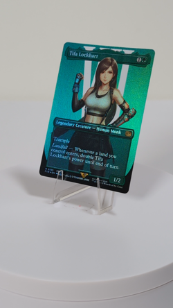 Tifa Lockhart Borderless Foil Final Fantasy MTG NM See Video - Image 2