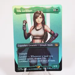 Tifa Lockhart Borderless Foil Final Fantasy MTG NM See Video - Image 4