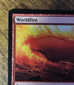 MTG Worldfire - Mythic - Core Set 2013 (M13) - Regular - NM+/M - GRADE WORTHY! - Image 2