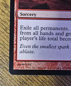 MTG Worldfire - Mythic - Core Set 2013 (M13) - Regular - NM+/M - GRADE WORTHY! - Image 4