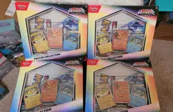 Pokemon TCG Prismatic Evolutions Sealed Poster Collection Lot Of 4 Brand New - Image 1