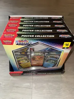 Pokemon Prismatic Poster Collection Box Lot Of 5 - Image 1