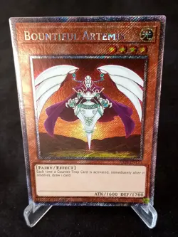 YuGiOh! Bountiful Artemis RA04-EN130 Platinum Secret Rare - Near Mint/Mint - Image 1