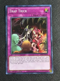 YuGiOh! - Trap Trick RA03-EN078 Super Rare 1st Edition Near Mint - Image 1