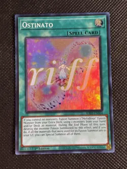 YuGiOh! - Ostinato RA03-EN064 Super Rare 1st Edition Near Mint - Image 1
