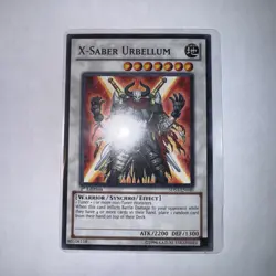 X-Saber Urbellum 5DS3-EN040 Common 1st Ed NM Yugioh - Image 1