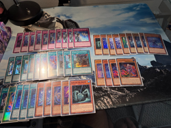 yugioh tcg custom Tearlaments Deck with playmat . Tournament/Anime deck. - Image 1