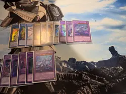 yugioh tcg custom Tearlaments Deck with playmat . Tournament/Anime deck. - Image 2