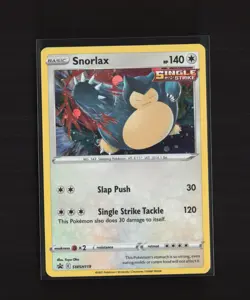 Snorlax SWSH119 Black Star Promo Cosmos Holo Pokemon Card - Image 4