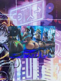 Holo Sexy Goddess Waifu Card Doujin Anime Field Center Azur Lane Pokemon - Image 1