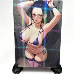 One Piece Nico Robin Sexy Bikini Anime Waifu Girl Doujin Lewd Goddess Story Card - Image 1