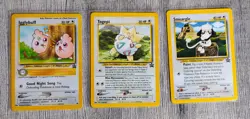 3 Lot Black Star PROMO WOTC Pokemon Cards * Iggly buff Topepi Smeargle - Image 1