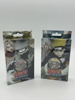 Naruto Shippuden CCG Card Game Will Of Fire Starter Deck Set of 2 Sealed - Image 1