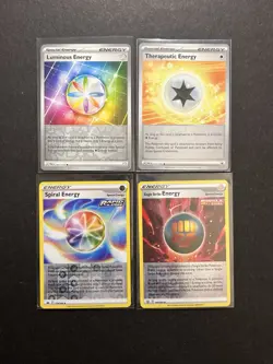 4 Reverse Holo Special Energy Pokemon Card Luminous Therapeutic Single Strike E1 - Image 1