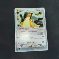 Pokemon TCG Dragonite EX 90/97 Dragon 2003 Holo Rare E-Series Card MP - Image 1