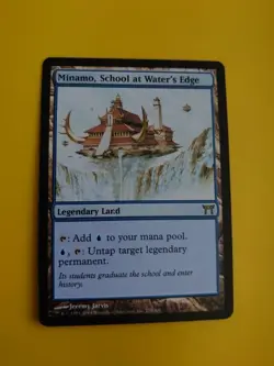 Minamo,School at Water's Edge. RAre Land Champions of Kamigawa. MTG Card. - Image 2
