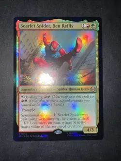 Scarlet Spider Ben Reilly Promo 2025 Foil MTG Marvel Card NM - Image 2
