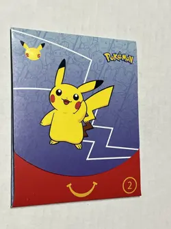 Pokemon Card McDonalds Happy Meal Single 25th Anniversary Unopened - Image 1