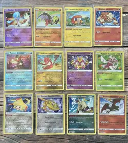 Pokemon RADIANT ULTRA RARE HOLO Card Set x12 Charizard Alakazam Greninja NM-MINT - Image 1