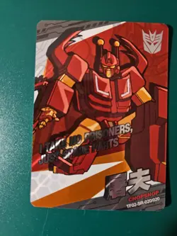 chopshop TF02-SR-020/020 transformers Kayou card tcg licensed trading - Image 1
