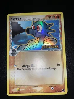 Horsea 50/101 EX Dragon Frontiers Stamped Reverse Holo Pokemon Card - Image 1