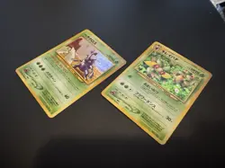 Bellossom $ Heracross Neo Genesis No. 182 & 214 Pokemon Card Japanese Excellent - Image 2