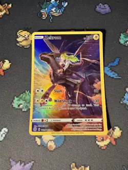 Pokemon Cards Zekrom TG05/TG30 Full Art Secret Rare Brilliant Stars - (NM) #1 - Image 1