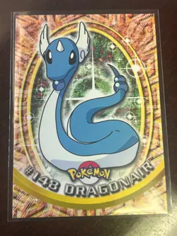 2000 TOPPS POKEMON CARD #148 DRAGONAIR - TV ANIMATION EDITION BLUE LABEL - Image 1