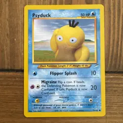 Pokemon TCG Psyduck Neo Destiny Card 79/105 - MINT CONDITION - Image 1