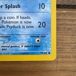 Pokemon TCG Psyduck Neo Destiny Card 79/105 - MINT CONDITION - Image 5