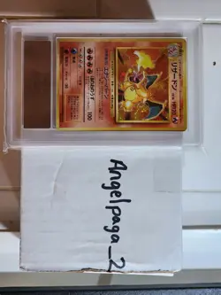 ARS 9 Charizard Japanese Base 1996 Holo Pokemon Card No.006 - Image 1