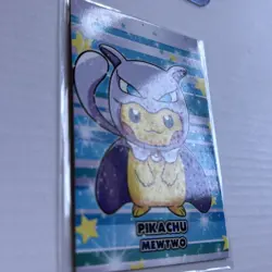 Pikachu Poncho Mewtwo Pokemon Card - Image 5