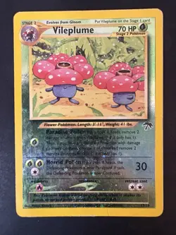 Pokemon TCG Vileplume 17/18 Reverse Holo Card Southern Islands Promo MP - Image 2